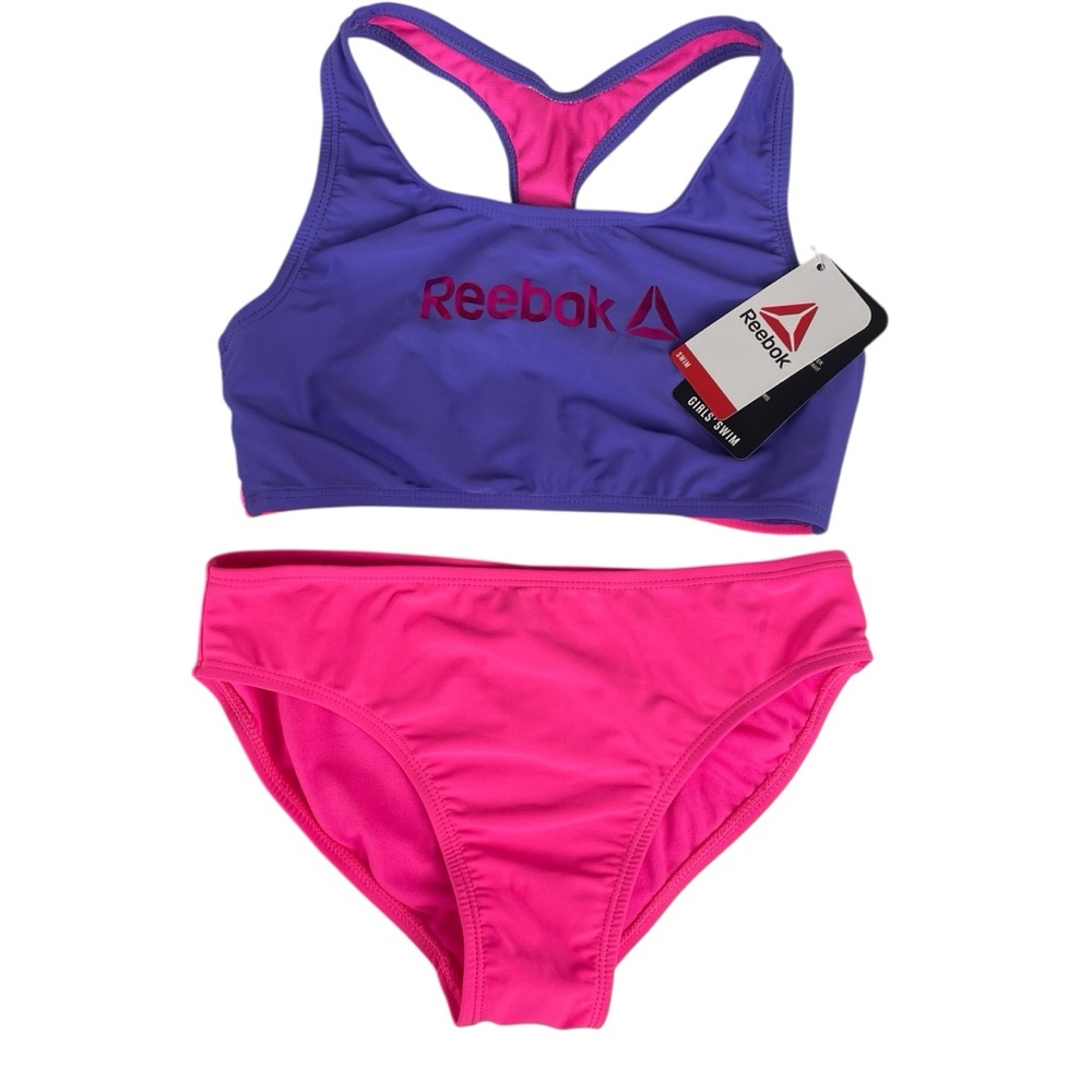 Reebok Girls Back Cutout Bikini size Large NWT